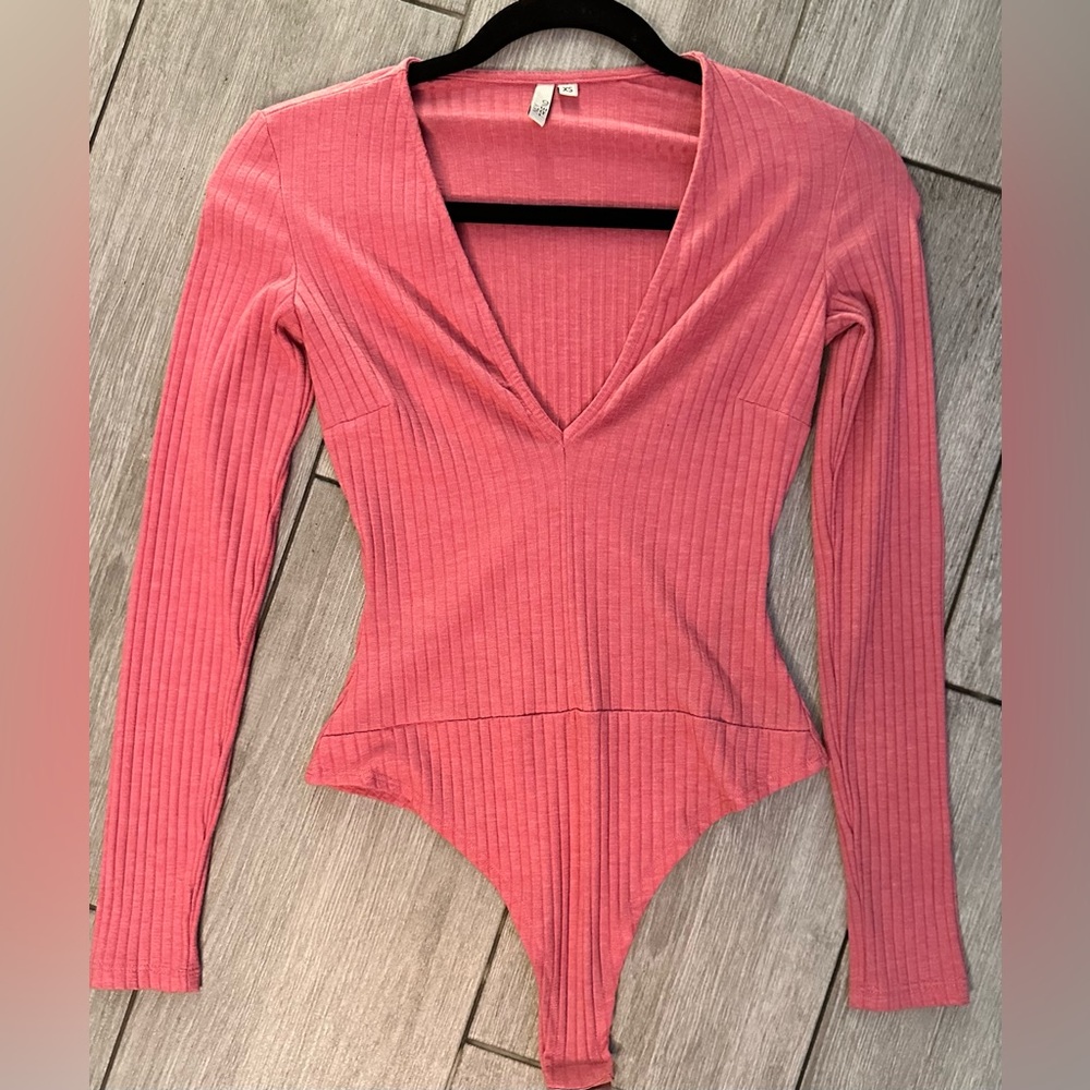Pink bodysuit /top
